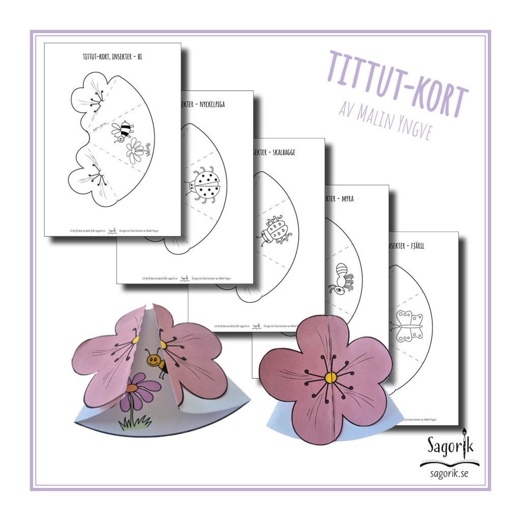 Tittut-kort Insekter