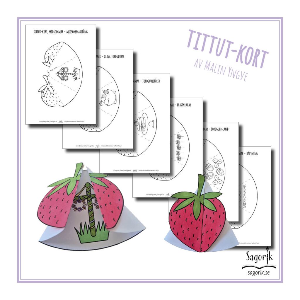 Tittut-kort Midsommar