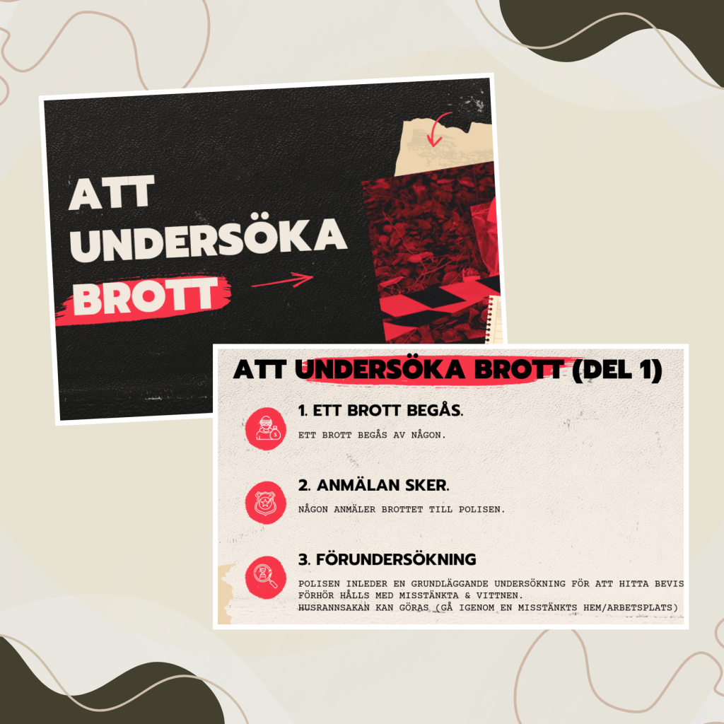 Genomgång: Att undersöka brott
