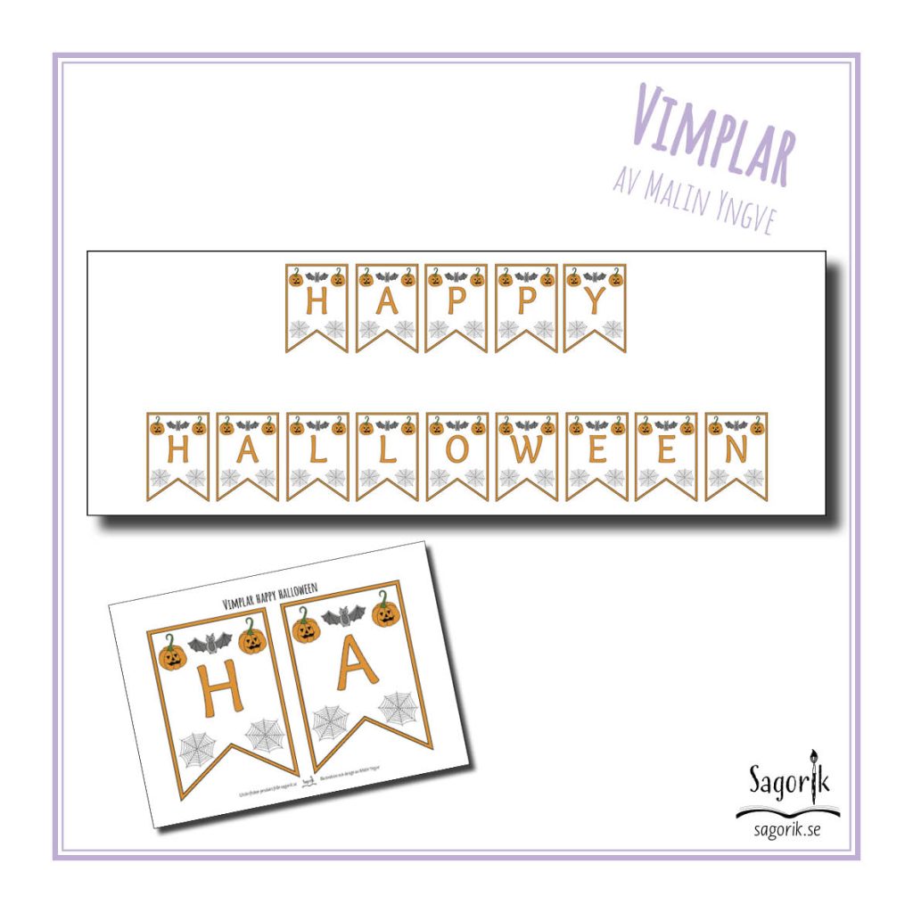 Vimplar Halloween