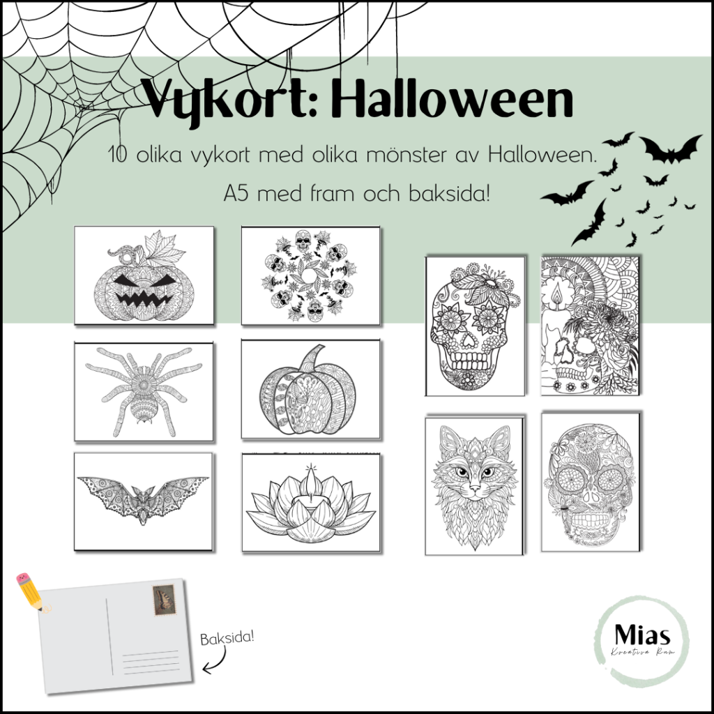 Vykort: Halloween