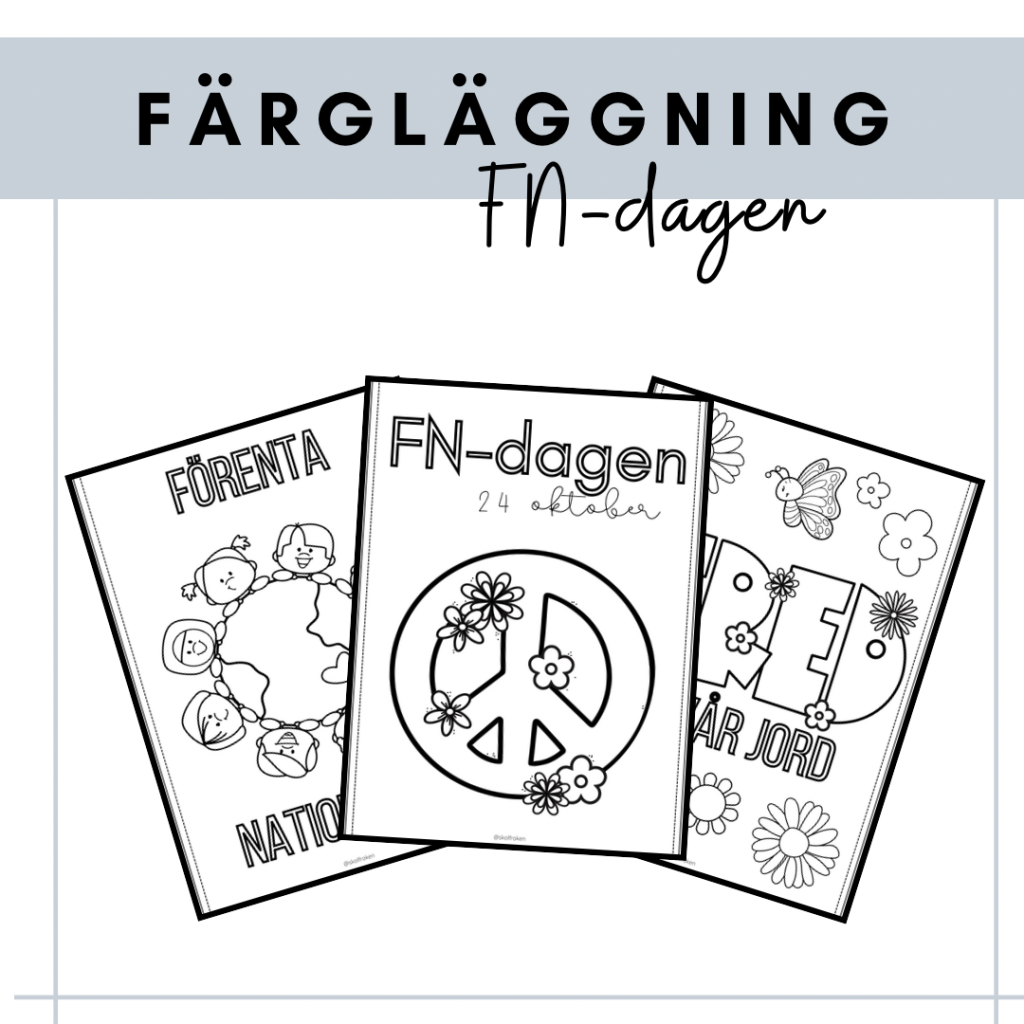 Färgläggning FN-dagen