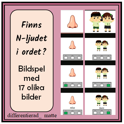 N – finns ljudet i bilden? Bildspel
