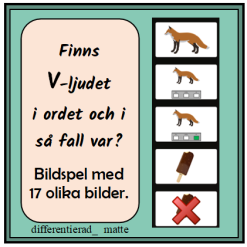 V - hör ni ljudet i bilden? Bildspel med 17 bilder