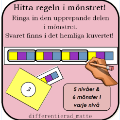Träna på den upprepande delen i ett mönster