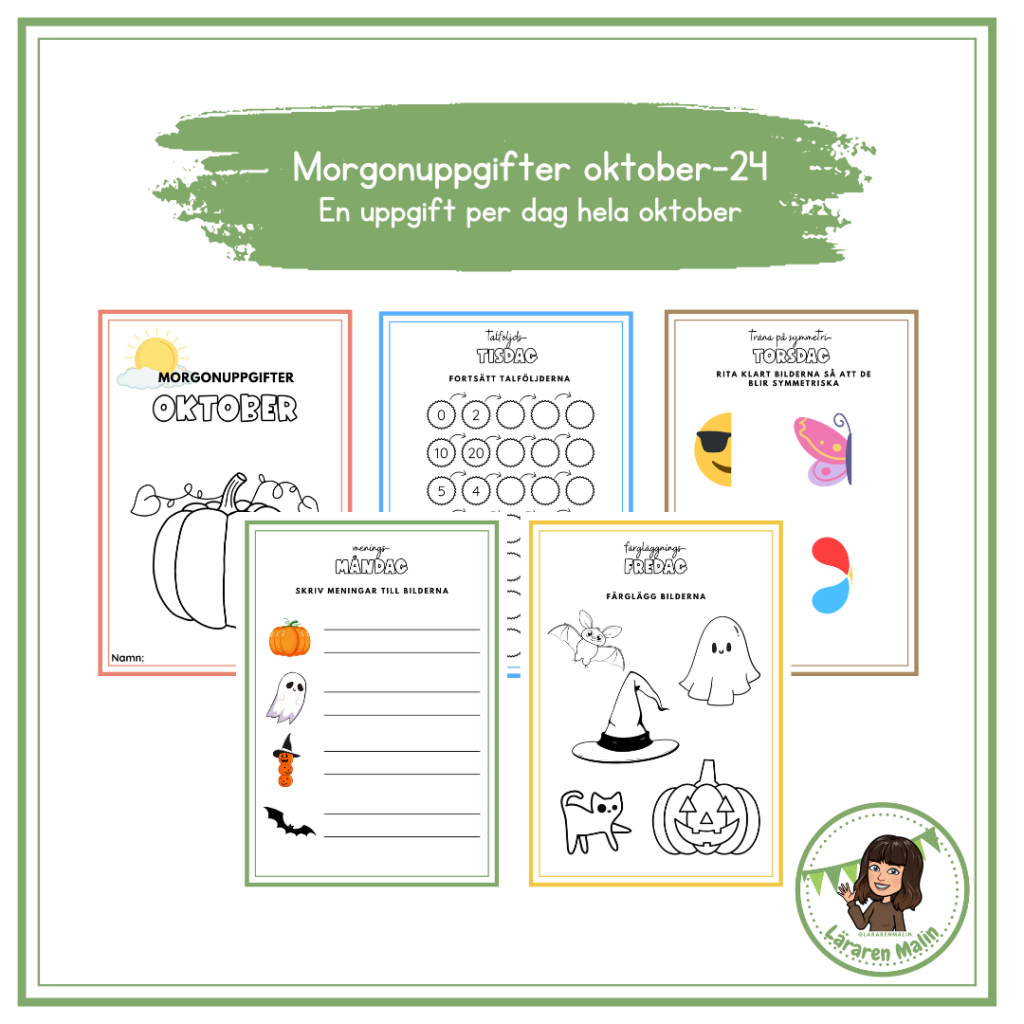 Morgonuppgifter oktober-24