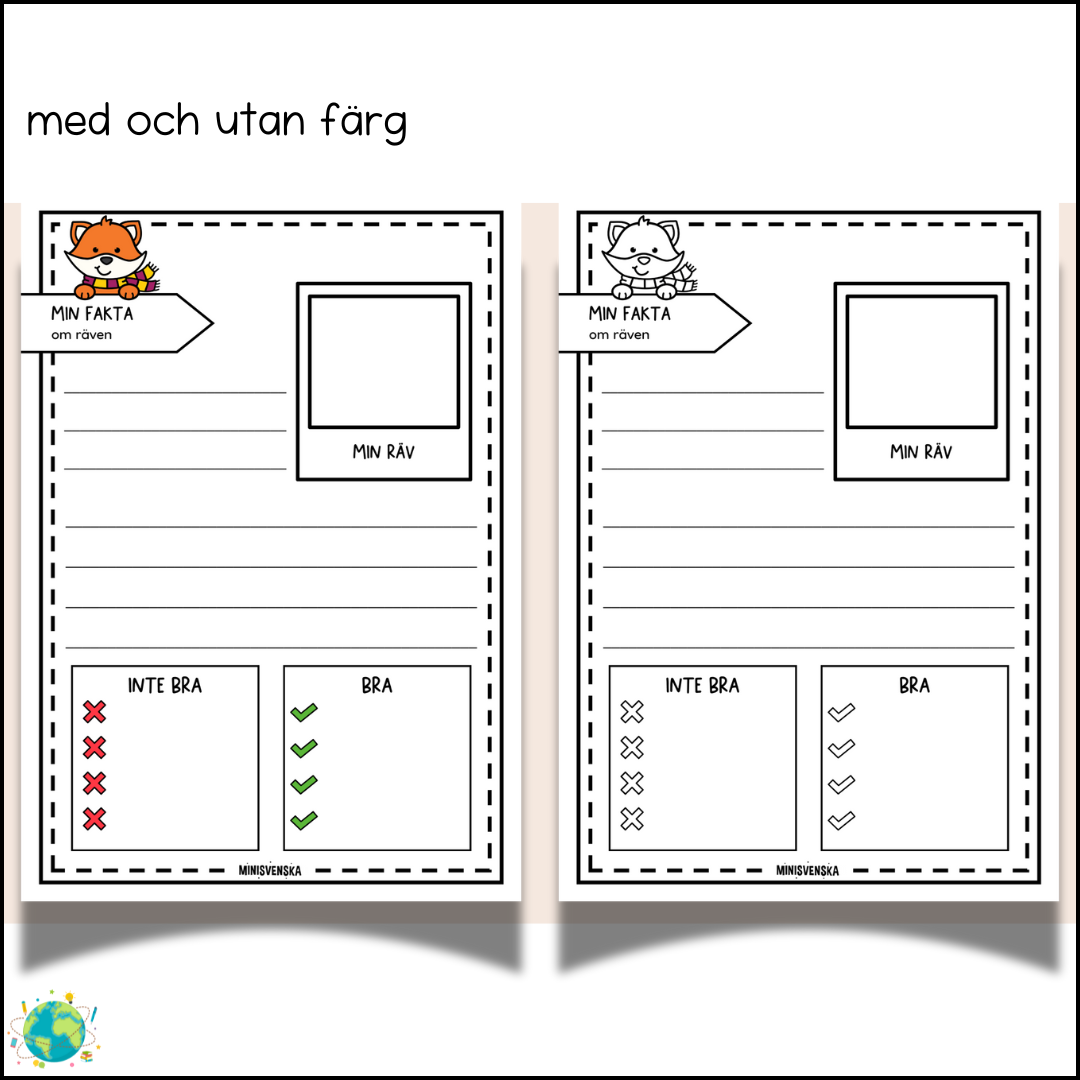 Skriv fakta om hösten