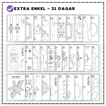 Pysselkalender halloween- 31 dagar (extra enkel) - bild 3