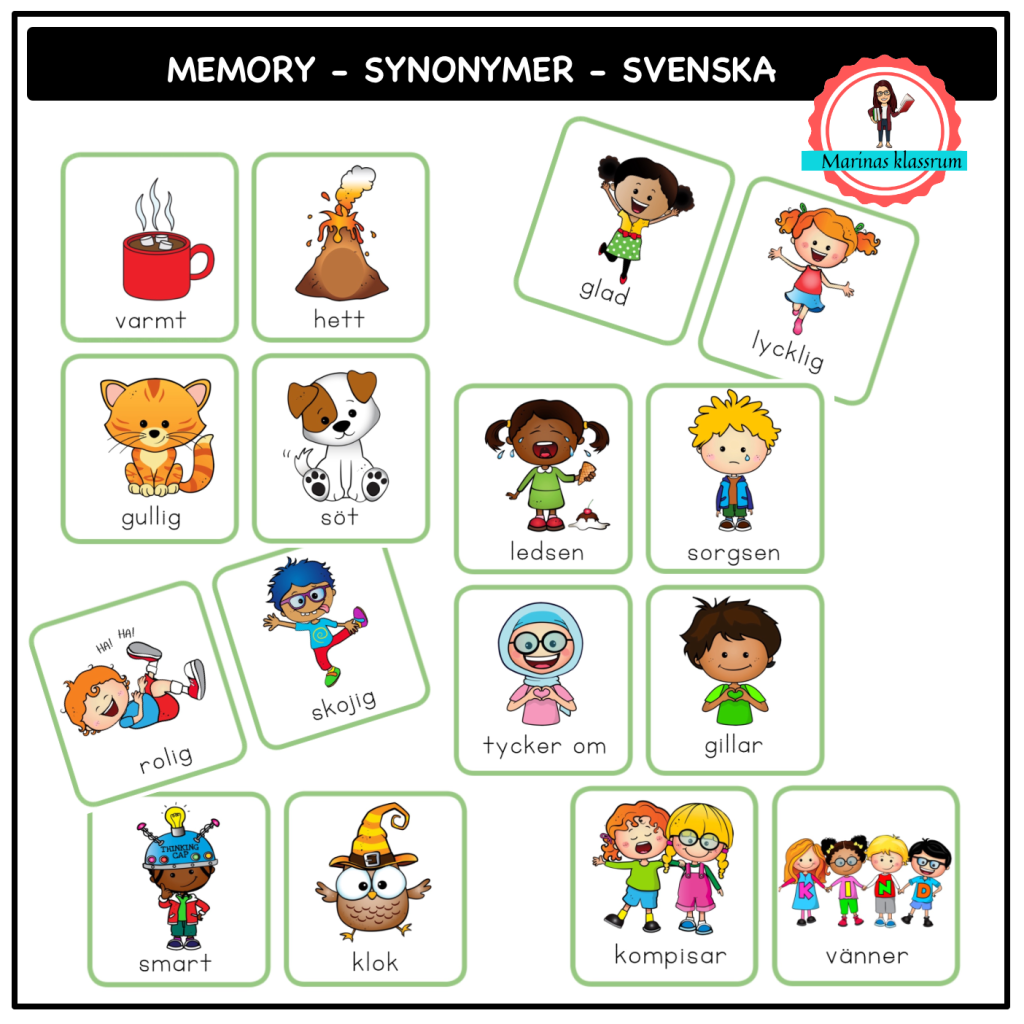Memory – synonymer – svenska
