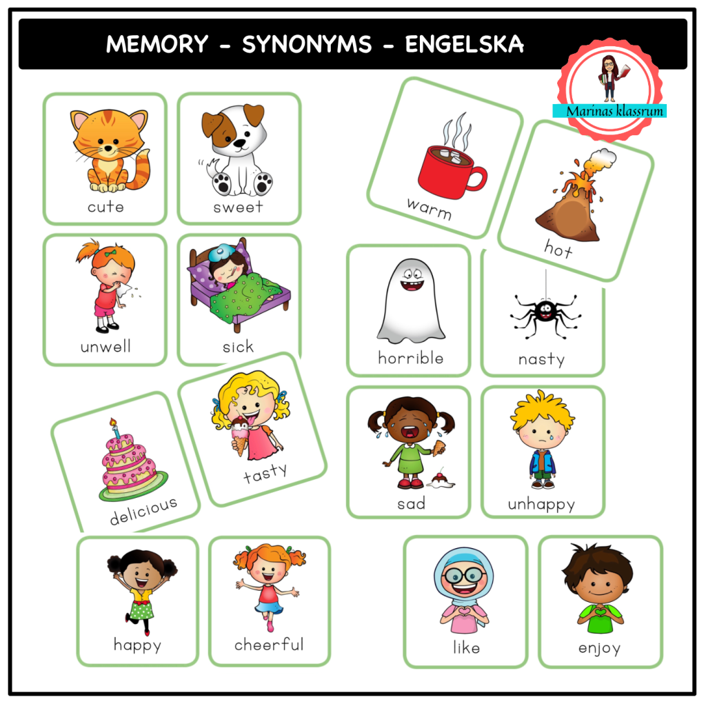 Memory – synonyms – English