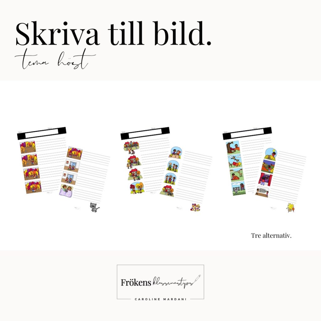 Skriva till bild – tema höst