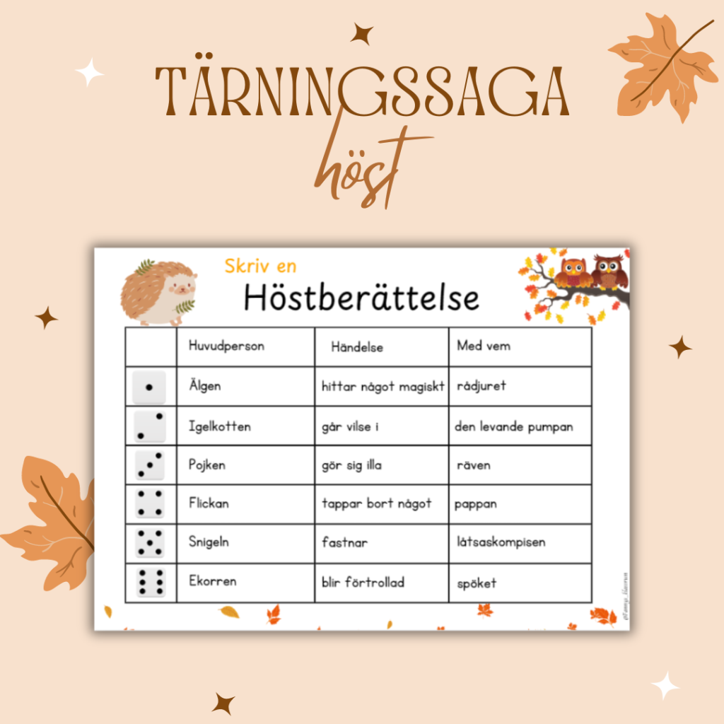 Tärningssaga om hösten