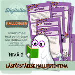 Läsförståelse Halloween Nivå 2 - bild 1