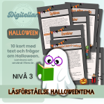 Läsförståelse Halloween Nivå 3 - bild 1
