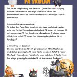 Problemlösningsberättelse för åk 4 – Höstfest på skolan - bild 2