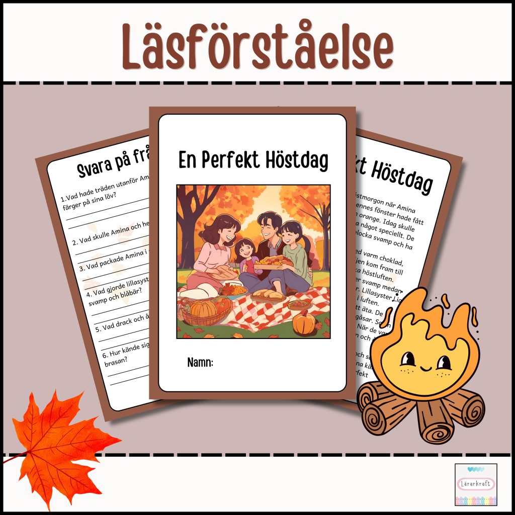 Läsförståelse En perfekt höstdag
