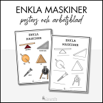 Enkla maskiner:Posters och arbetsblad - bild 1