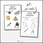 Enkla maskiner:Posters och arbetsblad - bild 2