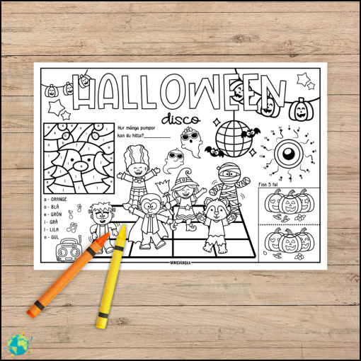 Måla Halloween disco