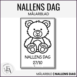 Målarbild: Nallens Dag 27/10