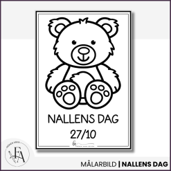 Målarbild: Nallens Dag 27/10