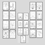 Halloween. Målarbilder - bild 2