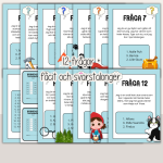 Tipspromenad Barnbokskaraktärer – Vem är jag? – Internationella barnboksdagen - bild 2