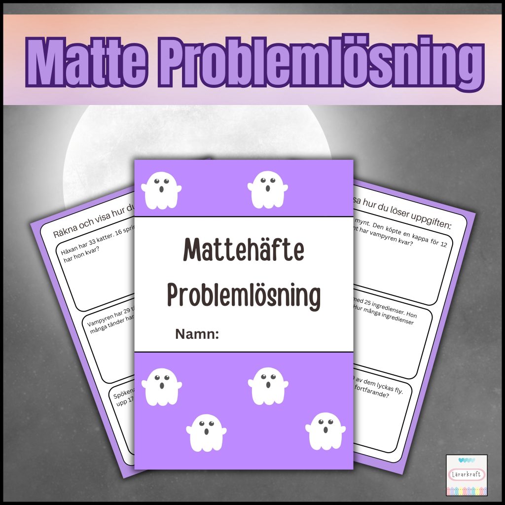 Mattehäfte Problemlösning (Halloween)