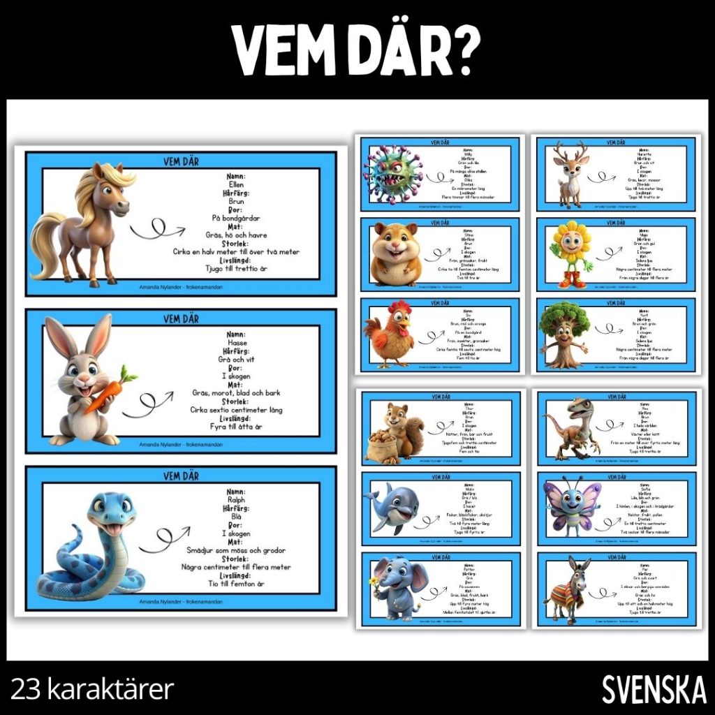 Vem där – med stödstruktur