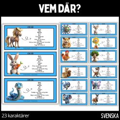 Vem där - med stödstruktur
