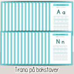 Arbetshäfte bokstäver och siffror – tema Dinosaurier - bild 3