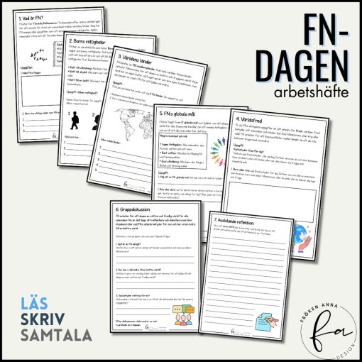 FN-dagen Arbetsmaterial | Arbetshäfte – Vi firar tillsammans