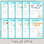 Arbetshäfte bokstäver och siffror – tema Dinosaurier - bild 4