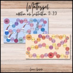 Mattespel - Addition & Subtraktion 0-20
