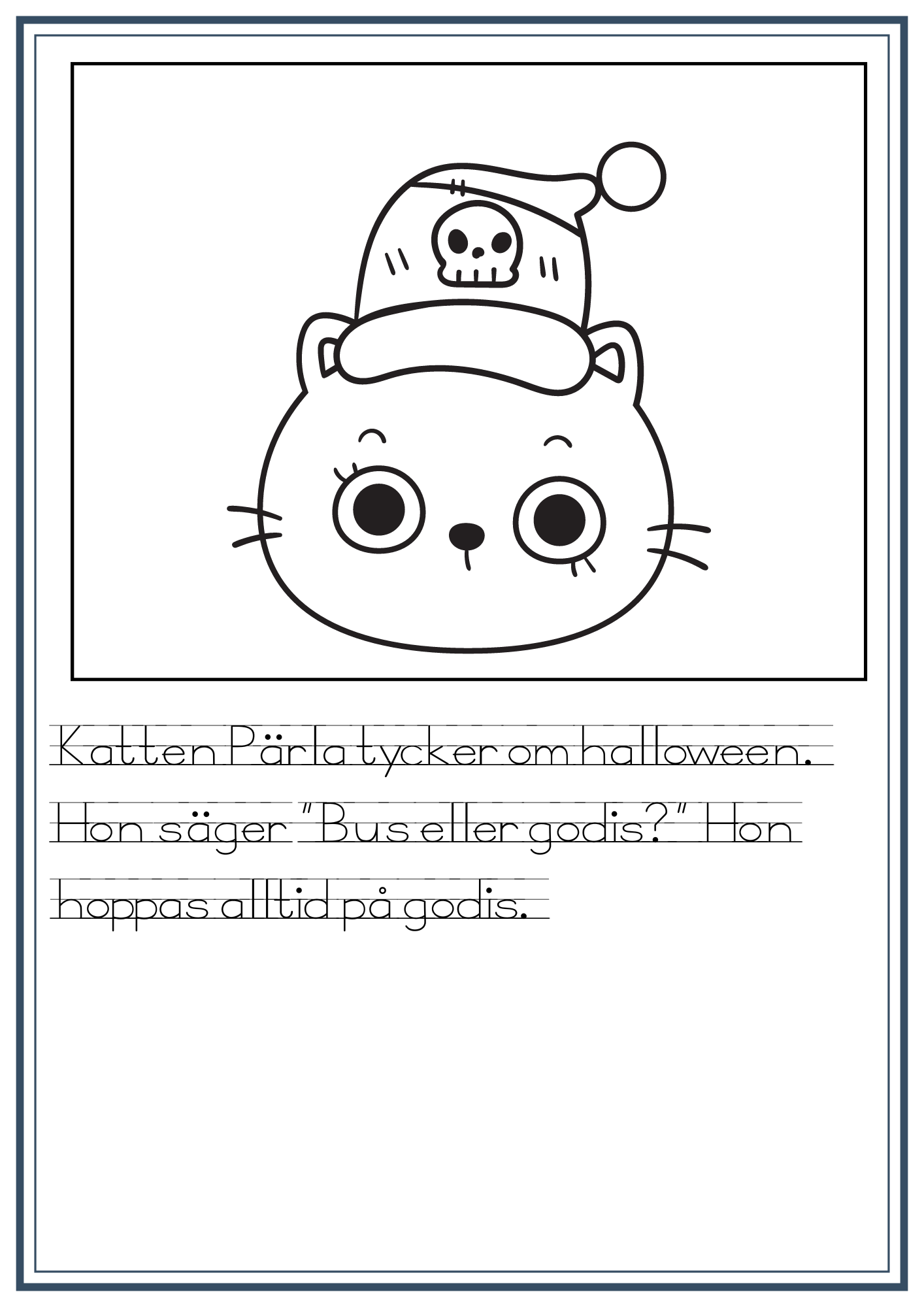 Välskrivning halloween