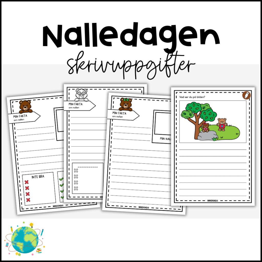 Nalledagen – Skrivuppgifter
