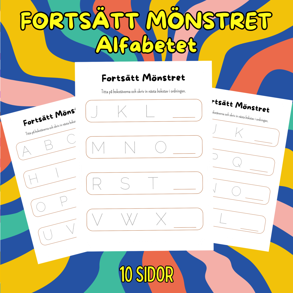 Fortsätt Mönstret – Alfabetet
