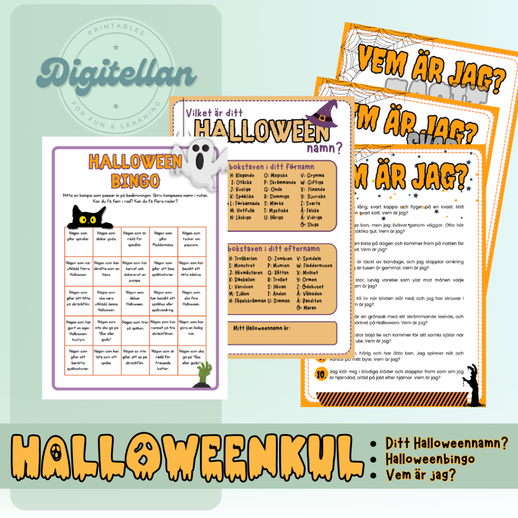 Halloweenkul – lekar för Halloween