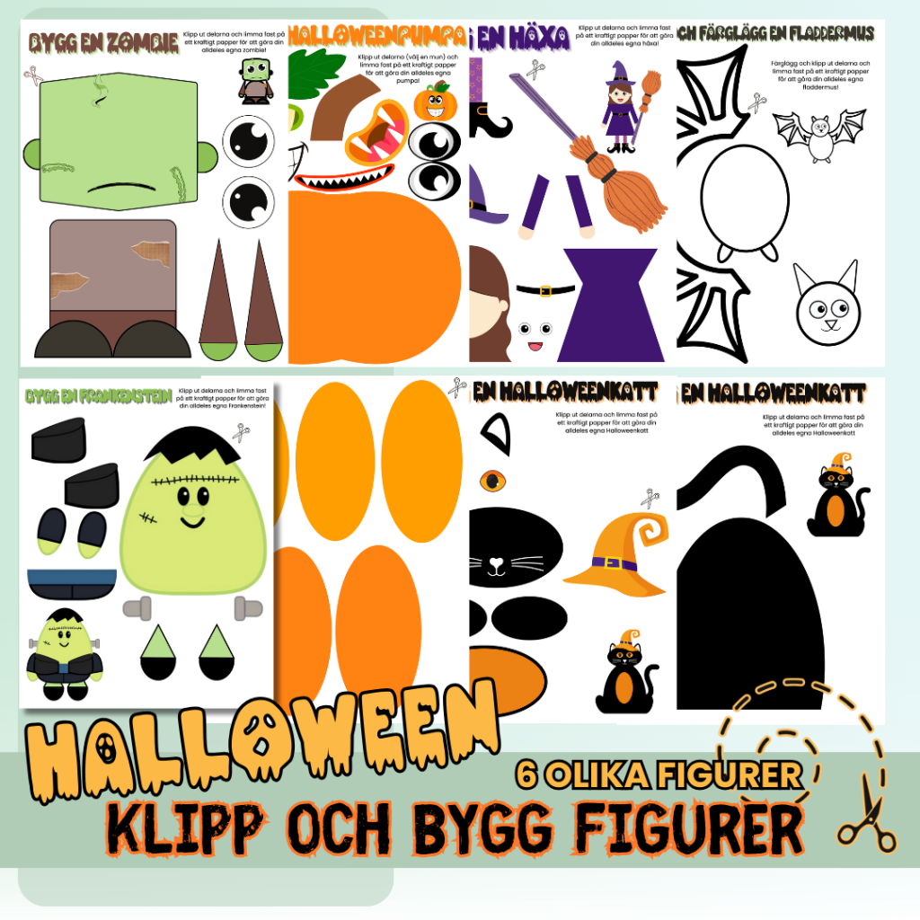 Klipp och bygg – Halloween
