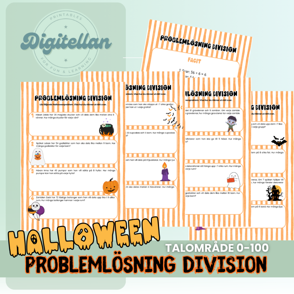 Problemlösning Division – Halloween