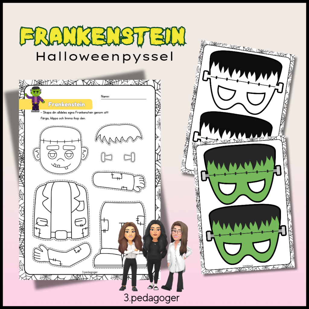 Halloweenpyssel- Frankenstein