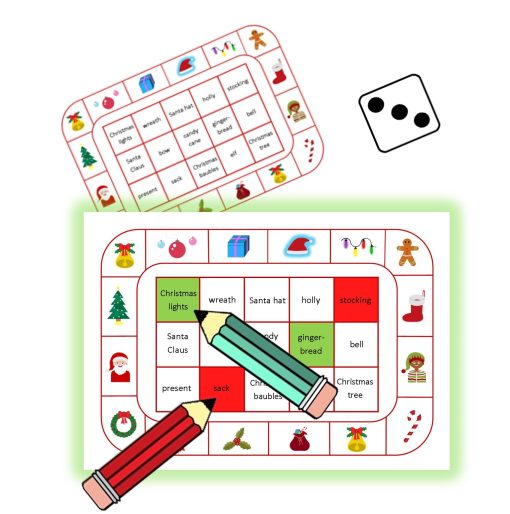 Engelska Christmas spel