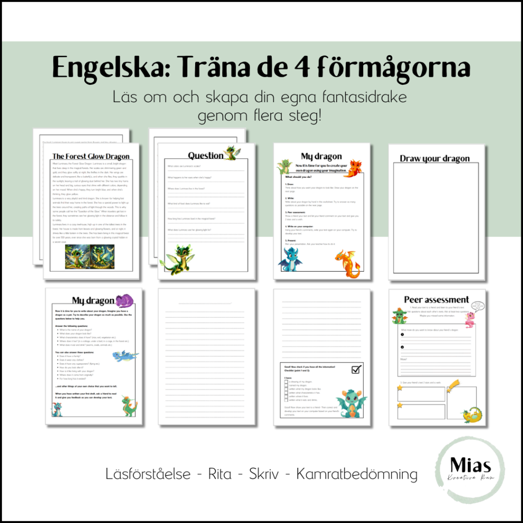 Skapa din egna drake genom de 4 förmågorna