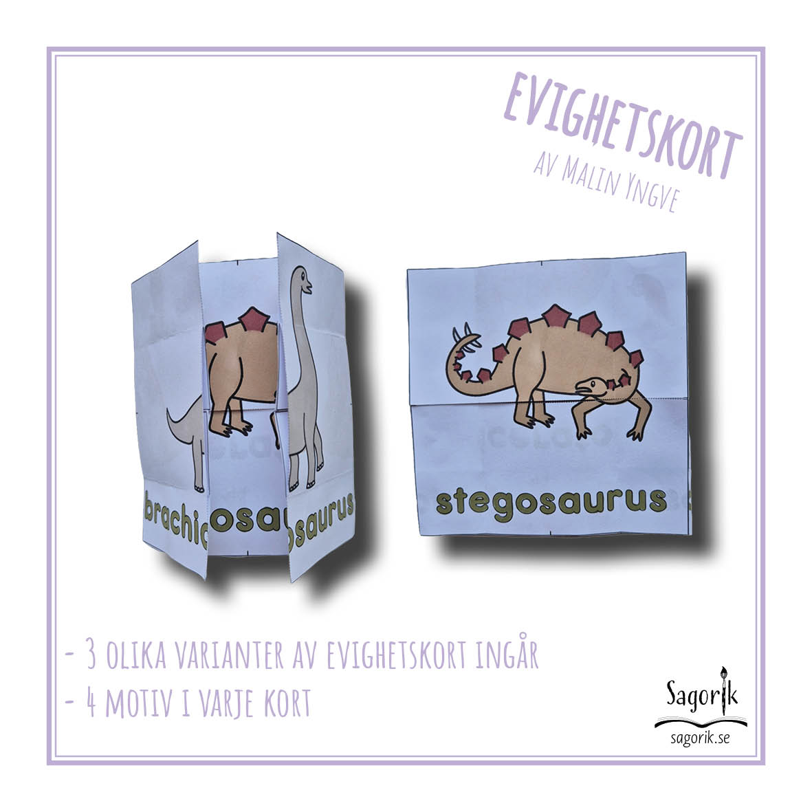 Evighetskort dinosaurier