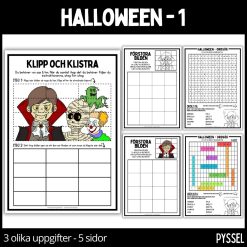 Halloween - 1 - materialpaket