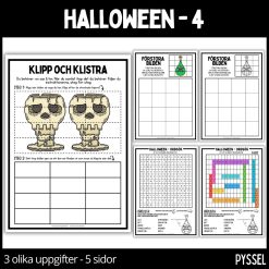 Halloween - 4 - materialpaket