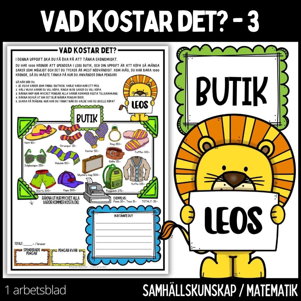 Vad kostar det? – 3