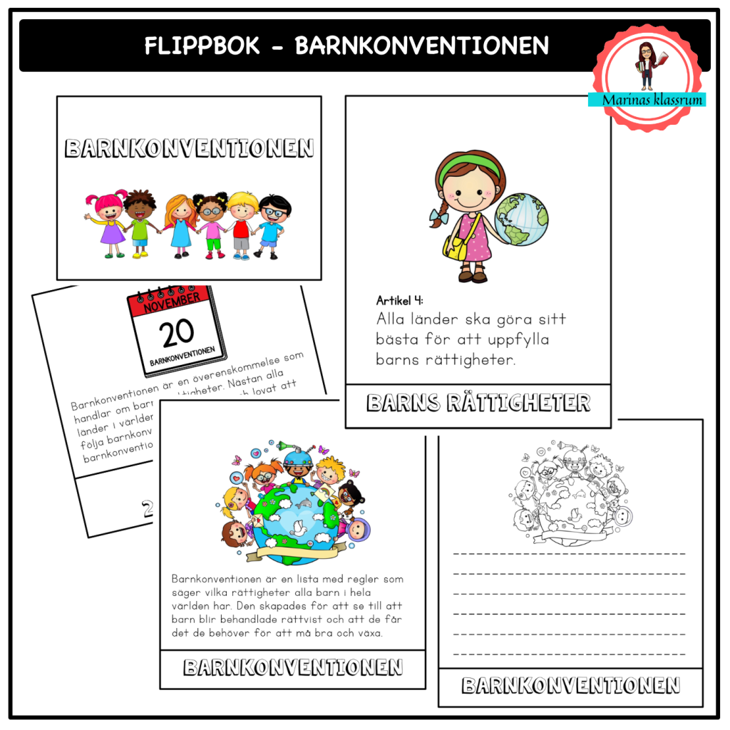Barnkonventionen – flippbok