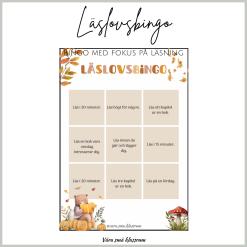 Läslovsbingo