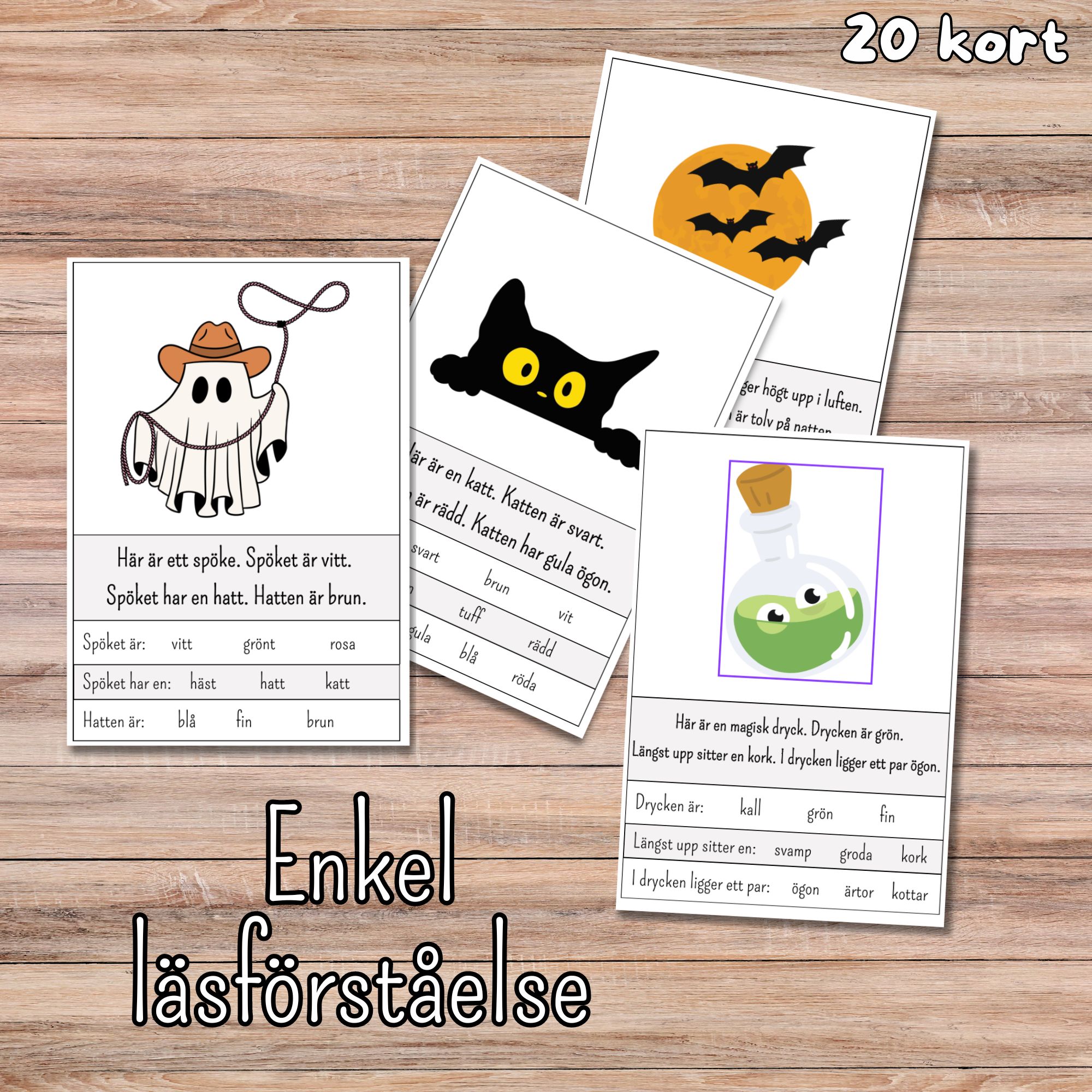 Enkel läsförståelse - Halloween